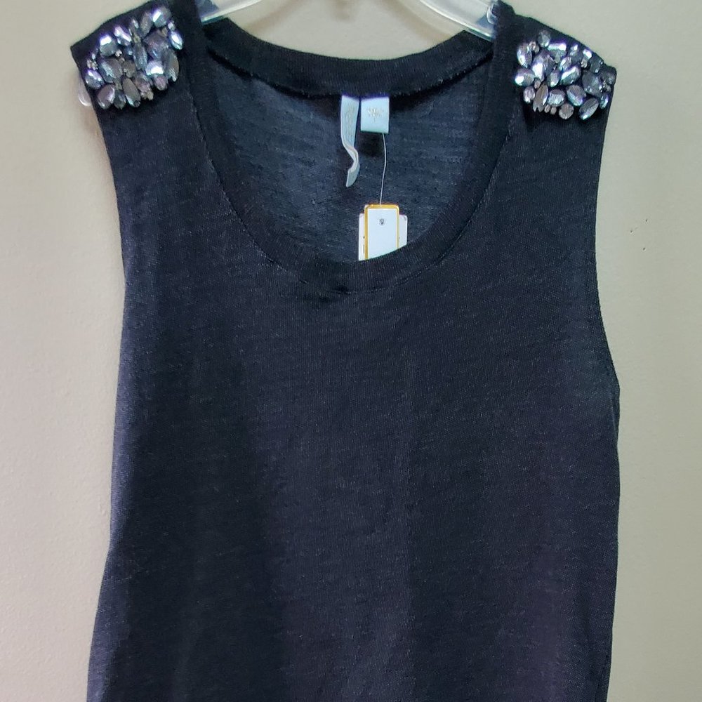 Rebel Sky Knit with Jewel Shoulder